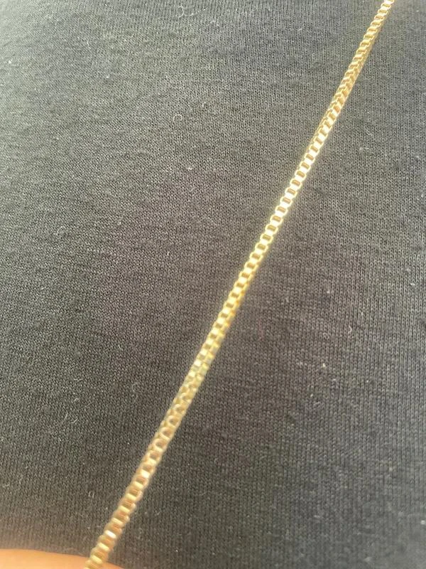 Collier sautoir chainette et perles doré – photo 4